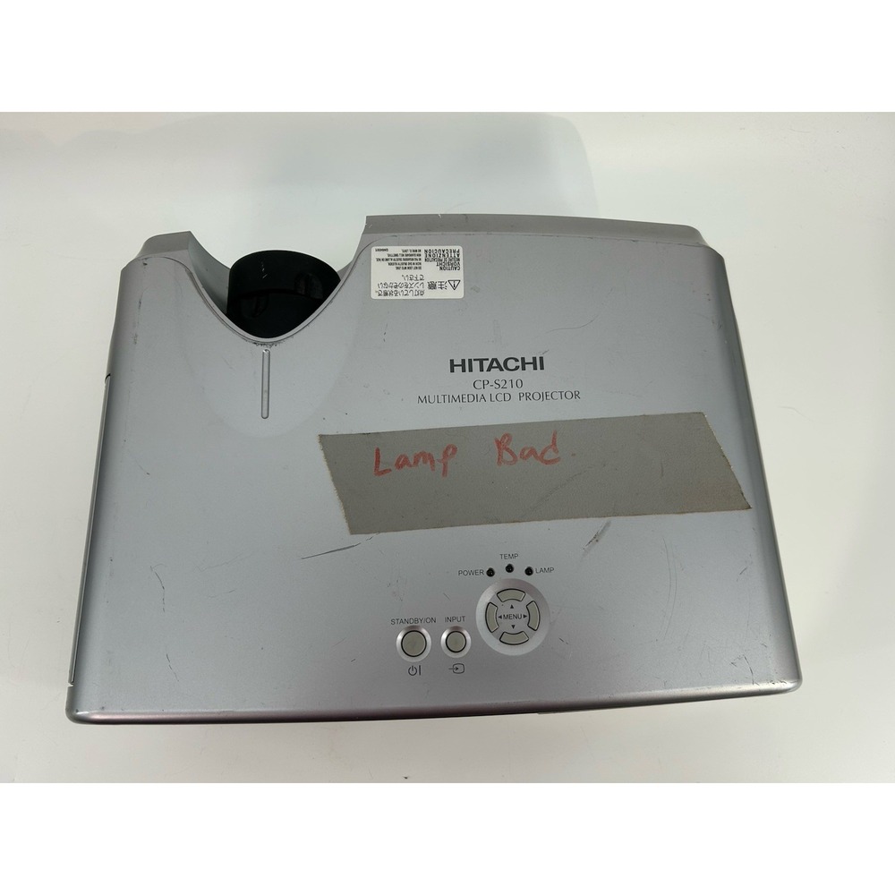 Hitachi CP-S210 Multimedia LCD Projector Tested